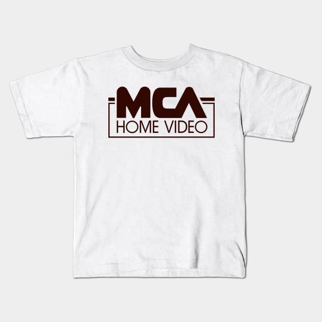 MCA Home Video Kids T-Shirt by DCMiller01